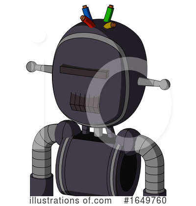 Royalty-Free (RF) Robot Clipart Illustration by Leo Blanchette - Stock Sample #1649760