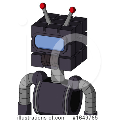 Royalty-Free (RF) Robot Clipart Illustration by Leo Blanchette - Stock Sample #1649765