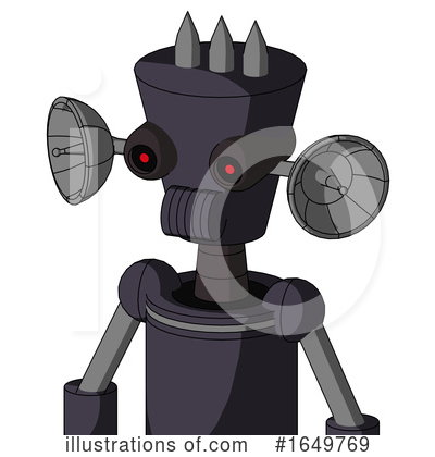 Royalty-Free (RF) Robot Clipart Illustration by Leo Blanchette - Stock Sample #1649769