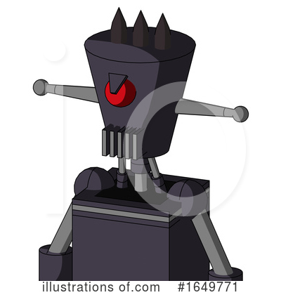 Royalty-Free (RF) Robot Clipart Illustration by Leo Blanchette - Stock Sample #1649771
