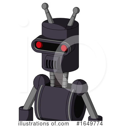 Royalty-Free (RF) Robot Clipart Illustration by Leo Blanchette - Stock Sample #1649774