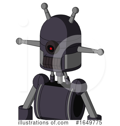 Royalty-Free (RF) Robot Clipart Illustration by Leo Blanchette - Stock Sample #1649775