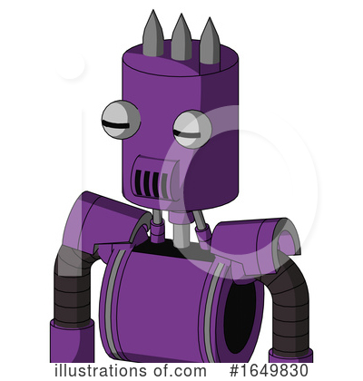 Royalty-Free (RF) Robot Clipart Illustration by Leo Blanchette - Stock Sample #1649830