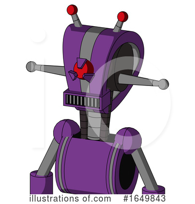 Royalty-Free (RF) Robot Clipart Illustration by Leo Blanchette - Stock Sample #1649843