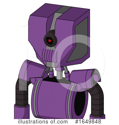 Royalty-Free (RF) Robot Clipart Illustration by Leo Blanchette - Stock Sample #1649848