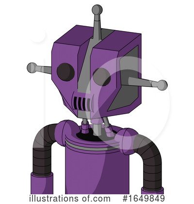Royalty-Free (RF) Robot Clipart Illustration by Leo Blanchette - Stock Sample #1649849