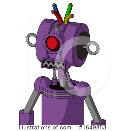 Royalty-Free (RF) Robot Clipart Illustration by Leo Blanchette - Stock Sample #1649853