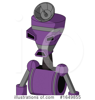 Royalty-Free (RF) Robot Clipart Illustration by Leo Blanchette - Stock Sample #1649855