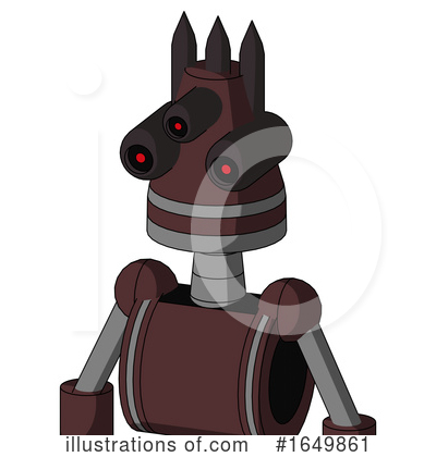 Royalty-Free (RF) Robot Clipart Illustration by Leo Blanchette - Stock Sample #1649861