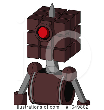 Royalty-Free (RF) Robot Clipart Illustration by Leo Blanchette - Stock Sample #1649862