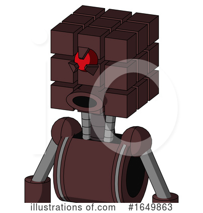 Royalty-Free (RF) Robot Clipart Illustration by Leo Blanchette - Stock Sample #1649863