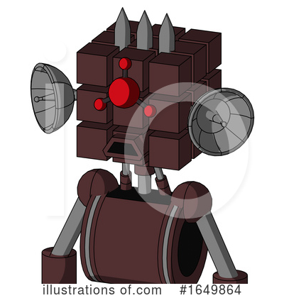 Royalty-Free (RF) Robot Clipart Illustration by Leo Blanchette - Stock Sample #1649864