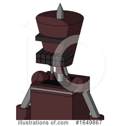 Royalty-Free (RF) Robot Clipart Illustration by Leo Blanchette - Stock Sample #1649867