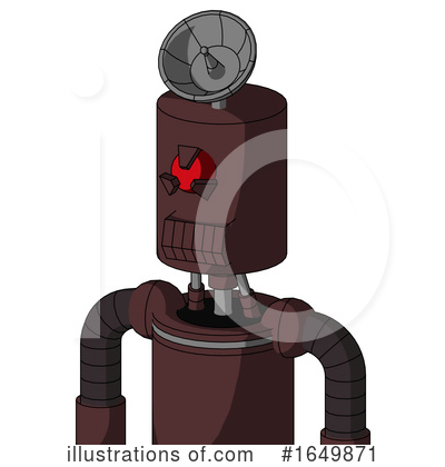 Royalty-Free (RF) Robot Clipart Illustration by Leo Blanchette - Stock Sample #1649871
