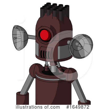 Royalty-Free (RF) Robot Clipart Illustration by Leo Blanchette - Stock Sample #1649872