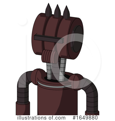 Royalty-Free (RF) Robot Clipart Illustration by Leo Blanchette - Stock Sample #1649880