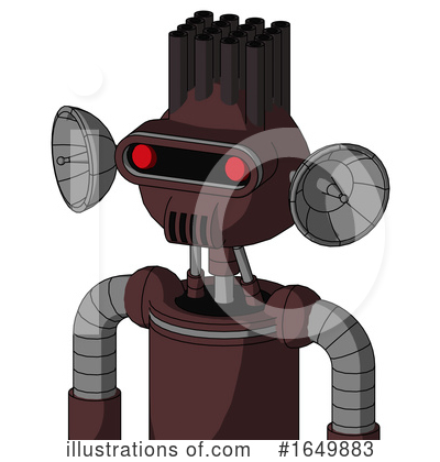 Royalty-Free (RF) Robot Clipart Illustration by Leo Blanchette - Stock Sample #1649883