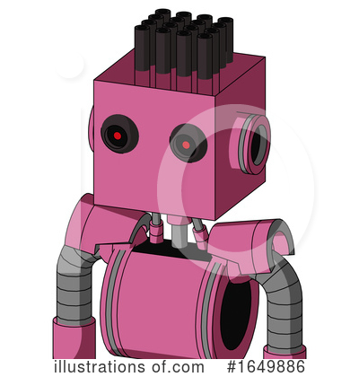 Royalty-Free (RF) Robot Clipart Illustration by Leo Blanchette - Stock Sample #1649886