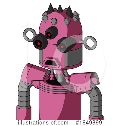 Royalty-Free (RF) Robot Clipart Illustration by Leo Blanchette - Stock Sample #1649899