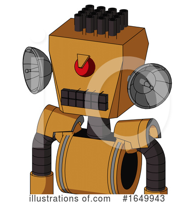 Royalty-Free (RF) Robot Clipart Illustration by Leo Blanchette - Stock Sample #1649943