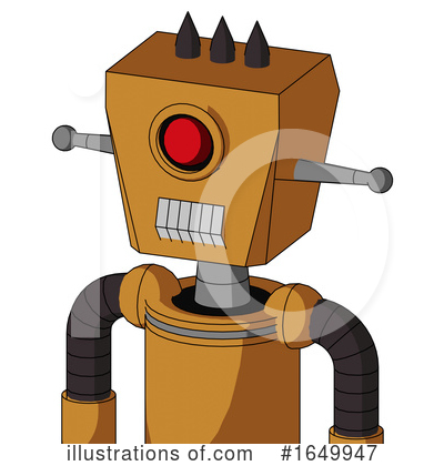 Royalty-Free (RF) Robot Clipart Illustration by Leo Blanchette - Stock Sample #1649947