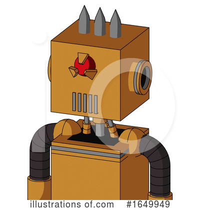 Royalty-Free (RF) Robot Clipart Illustration by Leo Blanchette - Stock Sample #1649949