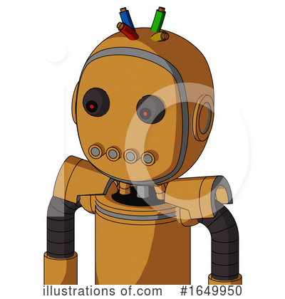 Royalty-Free (RF) Robot Clipart Illustration by Leo Blanchette - Stock Sample #1649950