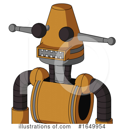 Royalty-Free (RF) Robot Clipart Illustration by Leo Blanchette - Stock Sample #1649954