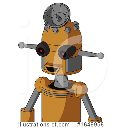 Royalty-Free (RF) Robot Clipart Illustration by Leo Blanchette - Stock Sample #1649956
