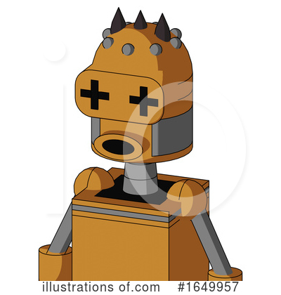Royalty-Free (RF) Robot Clipart Illustration by Leo Blanchette - Stock Sample #1649957