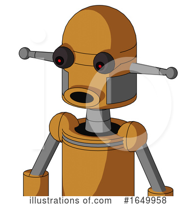 Royalty-Free (RF) Robot Clipart Illustration by Leo Blanchette - Stock Sample #1649958