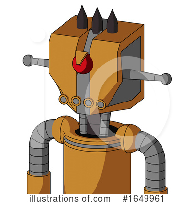 Royalty-Free (RF) Robot Clipart Illustration by Leo Blanchette - Stock Sample #1649961