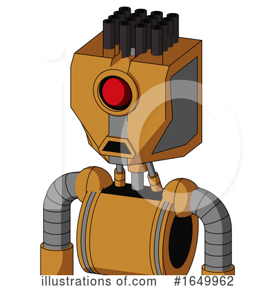 Royalty-Free (RF) Robot Clipart Illustration by Leo Blanchette - Stock Sample #1649962