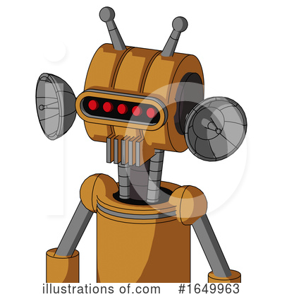 Royalty-Free (RF) Robot Clipart Illustration by Leo Blanchette - Stock Sample #1649963