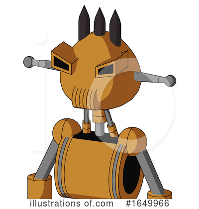 Royalty-Free (RF) Robot Clipart Illustration by Leo Blanchette - Stock Sample #1649966