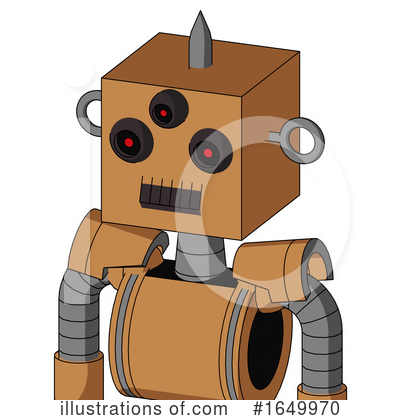 Royalty-Free (RF) Robot Clipart Illustration by Leo Blanchette - Stock Sample #1649970