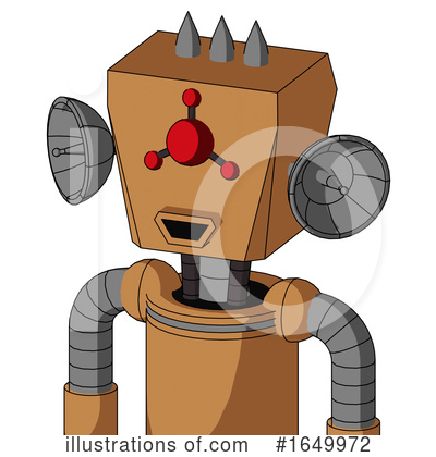 Royalty-Free (RF) Robot Clipart Illustration by Leo Blanchette - Stock Sample #1649972