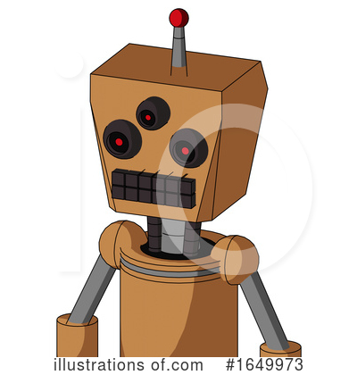 Royalty-Free (RF) Robot Clipart Illustration by Leo Blanchette - Stock Sample #1649973