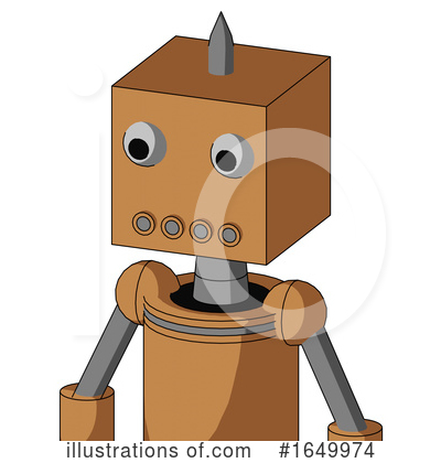 Royalty-Free (RF) Robot Clipart Illustration by Leo Blanchette - Stock Sample #1649974