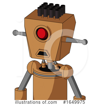 Royalty-Free (RF) Robot Clipart Illustration by Leo Blanchette - Stock Sample #1649975