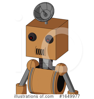 Royalty-Free (RF) Robot Clipart Illustration by Leo Blanchette - Stock Sample #1649977