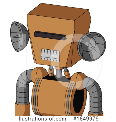 Royalty-Free (RF) Robot Clipart Illustration by Leo Blanchette - Stock Sample #1649979