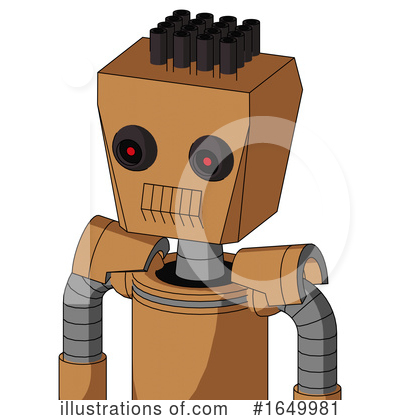 Royalty-Free (RF) Robot Clipart Illustration by Leo Blanchette - Stock Sample #1649981