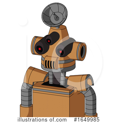 Royalty-Free (RF) Robot Clipart Illustration by Leo Blanchette - Stock Sample #1649985