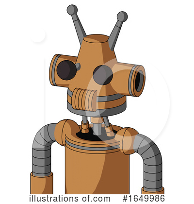 Royalty-Free (RF) Robot Clipart Illustration by Leo Blanchette - Stock Sample #1649986