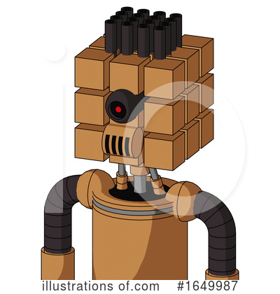 Royalty-Free (RF) Robot Clipart Illustration by Leo Blanchette - Stock Sample #1649987