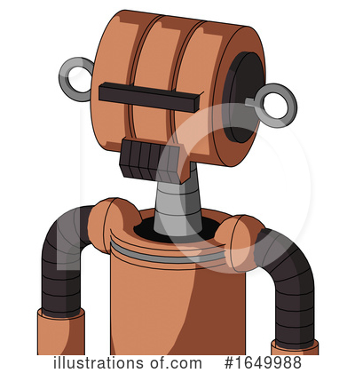 Royalty-Free (RF) Robot Clipart Illustration by Leo Blanchette - Stock Sample #1649988