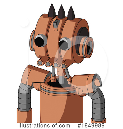 Royalty-Free (RF) Robot Clipart Illustration by Leo Blanchette - Stock Sample #1649989