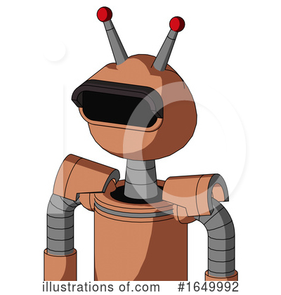 Royalty-Free (RF) Robot Clipart Illustration by Leo Blanchette - Stock Sample #1649992