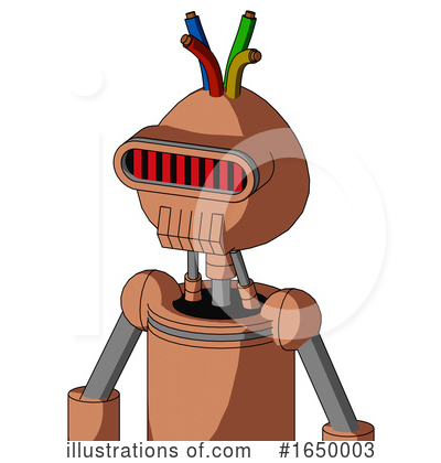 Royalty-Free (RF) Robot Clipart Illustration by Leo Blanchette - Stock Sample #1650003